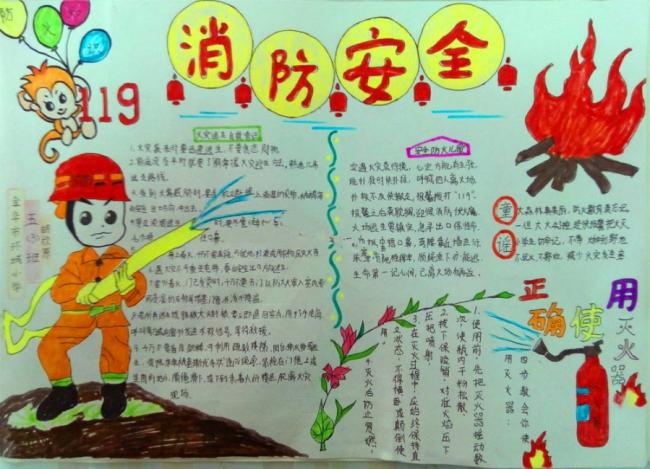 安全知识手抄报图片 