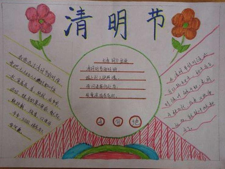 清明节手抄报图片