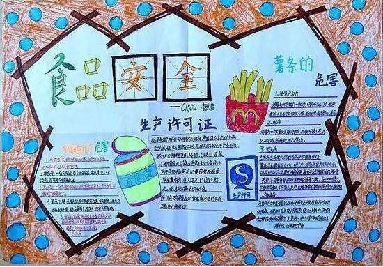 安全知识手抄报图片 