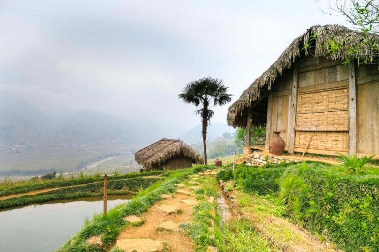 越南乡村田园风景图片