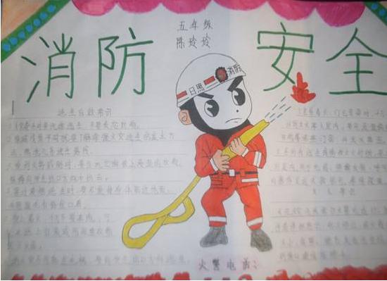 安全知识手抄报图片 