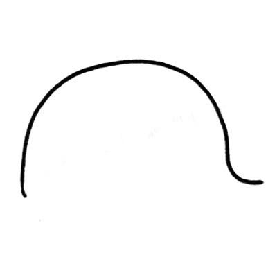 鲸鱼简笔画