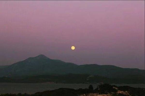日出日落唯美意境图片