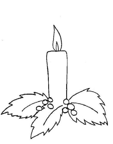 蜡烛简笔画 