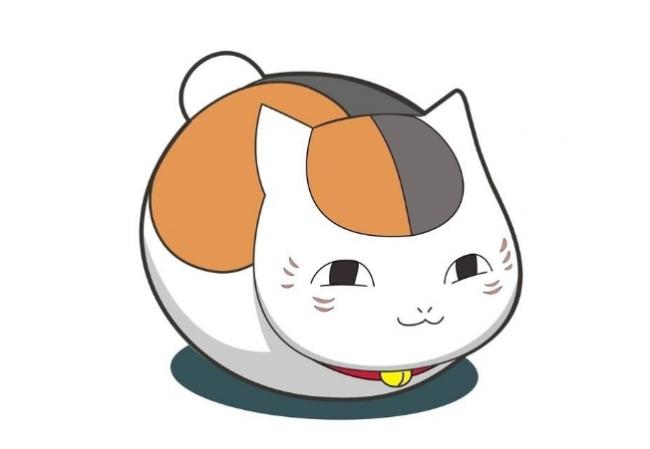 胖乎乎的卡通猫咪图片