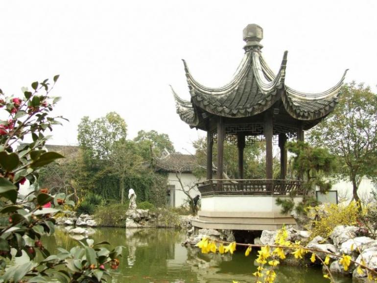 中式凉亭建筑图片