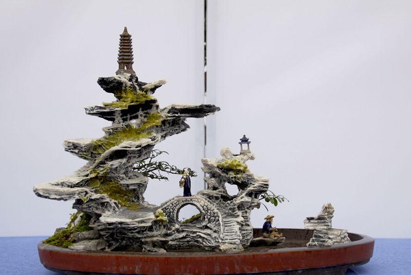山水盆景图片欣赏