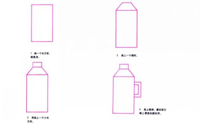 精美的热水瓶简笔画图片