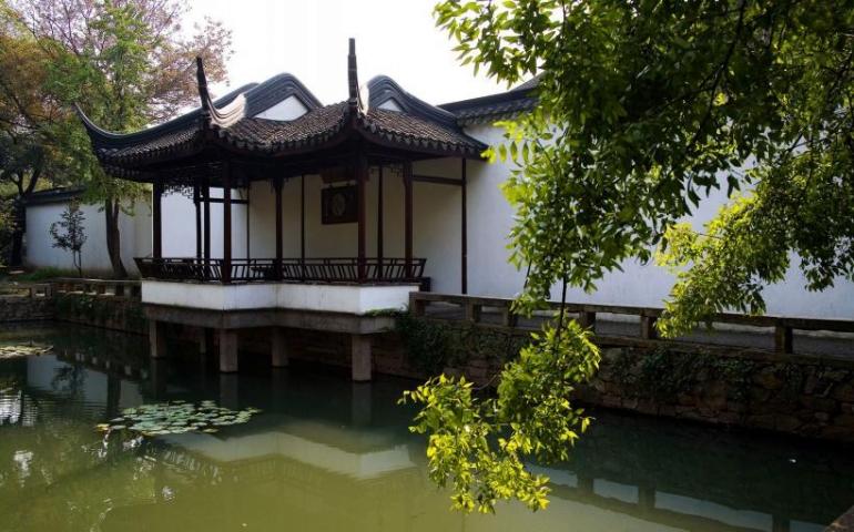 中式凉亭建筑图片