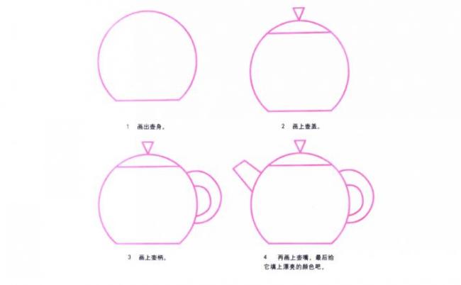 茶壶简笔画图片
