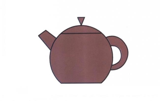 茶壶简笔画图片"