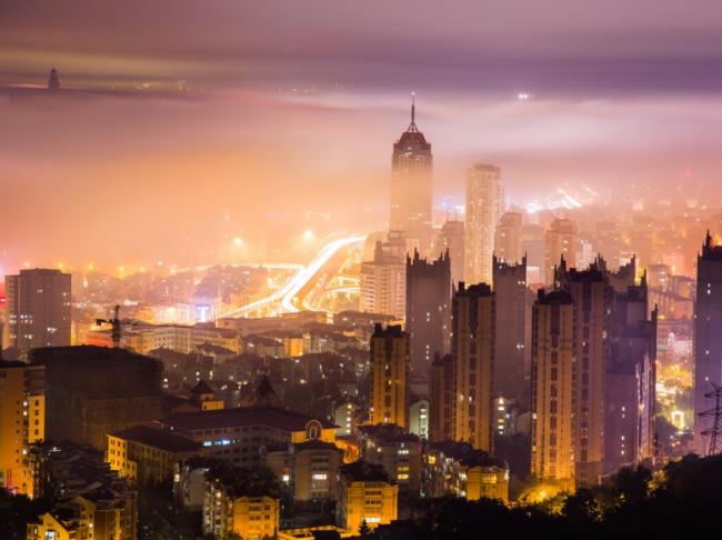 空中的海市蜃楼图片