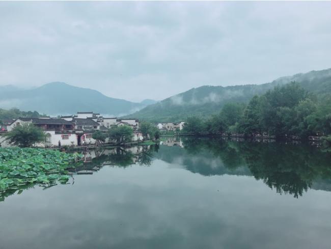 美丽的小镇宏村图片