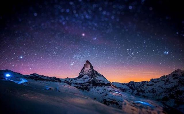 唯美星空美景图片