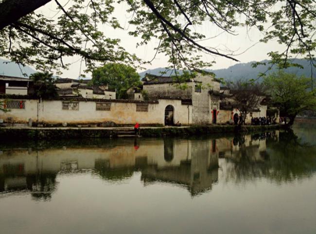 美丽的小镇宏村图片