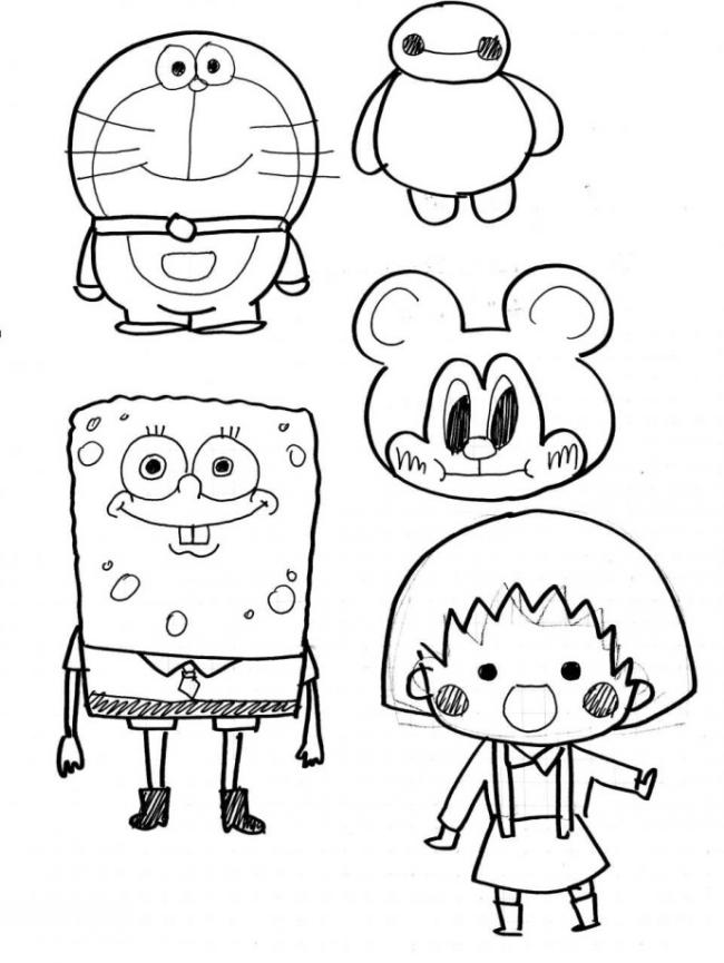 日记手绘超简单小插画