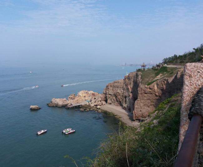 山东烟台蓬莱阁旅游风景图片 三联