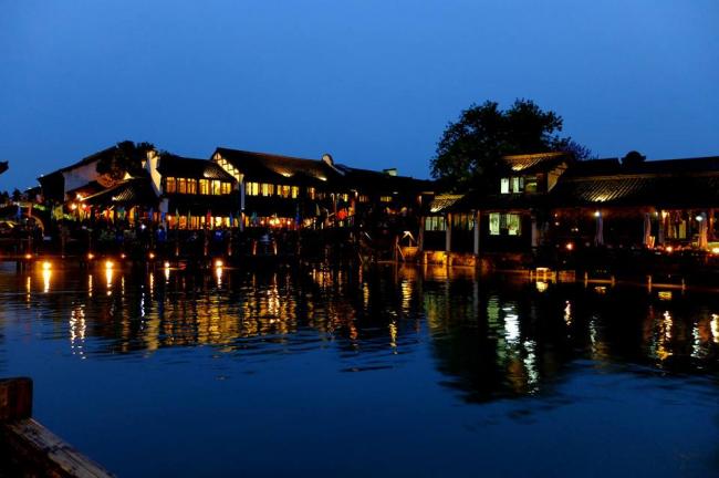 浙江夜晚风景图片