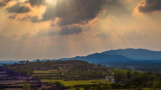 真实乡村田园风景图片