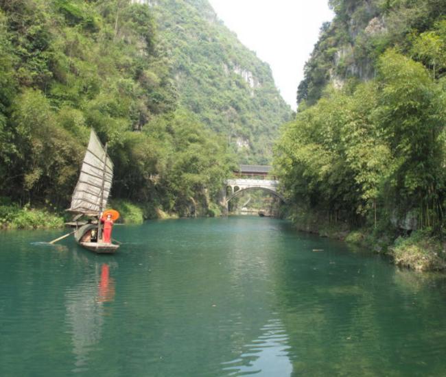 湖北宜昌三峡人家5A旅游风景图片 三联
