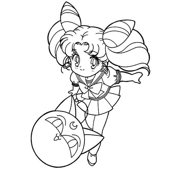 可爱人物美少女简笔画