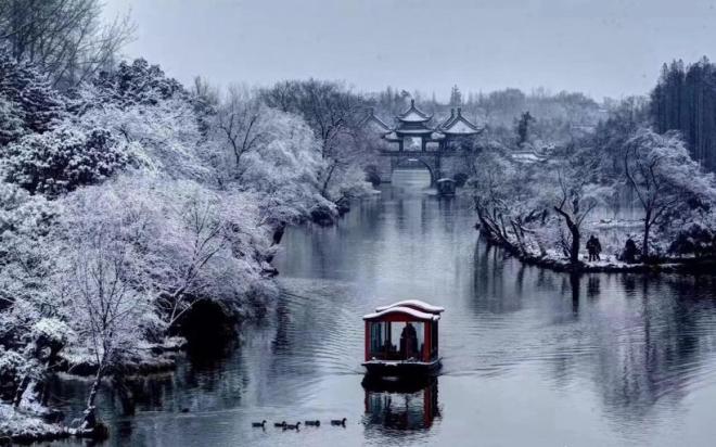 扬州瘦西湖风光图片