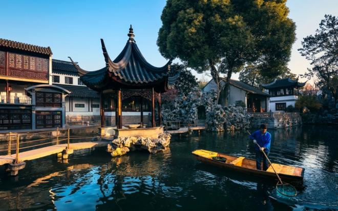 苏州狮子林建筑图片