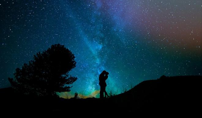 夜晚的星空