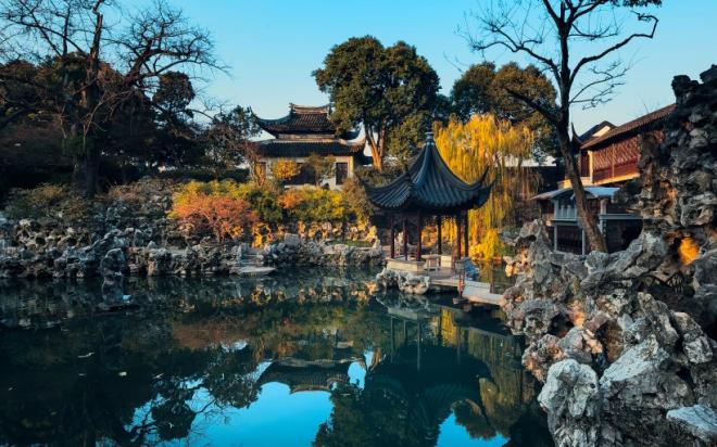 苏州狮子林建筑图片