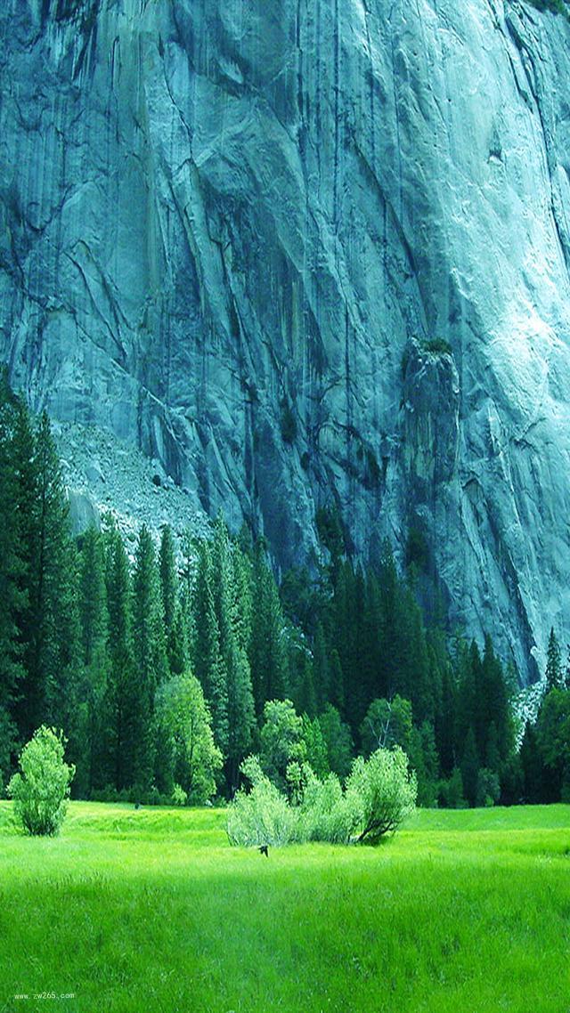 高山流水背景图片