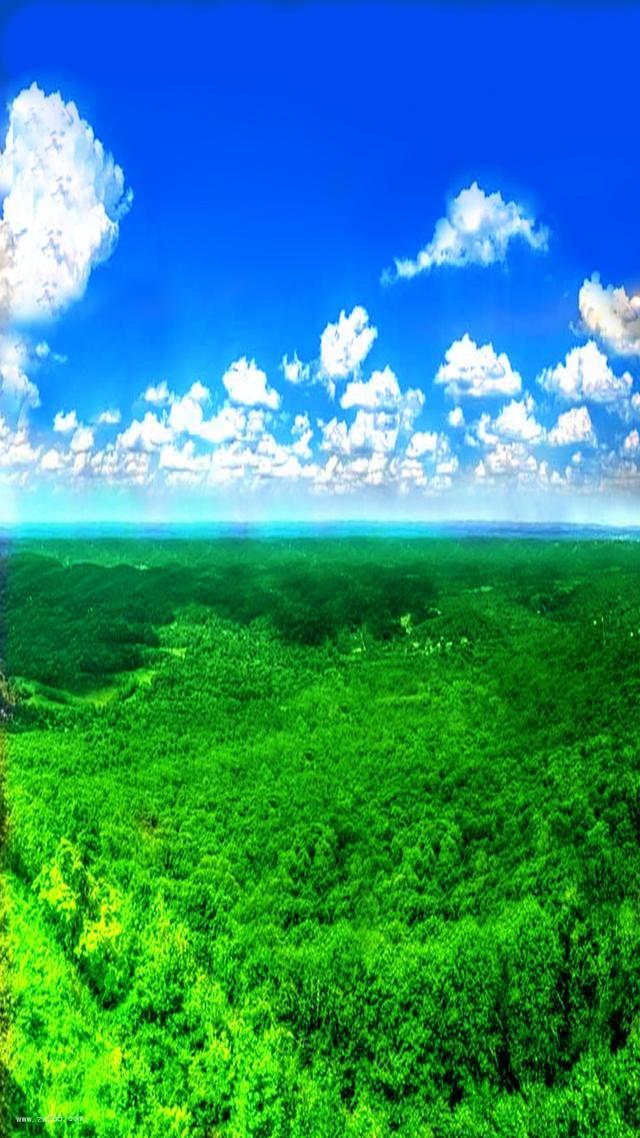 高山流水背景图片