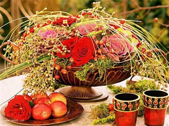 一揽子花篮清香图片