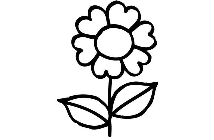 简笔画花图案大全
