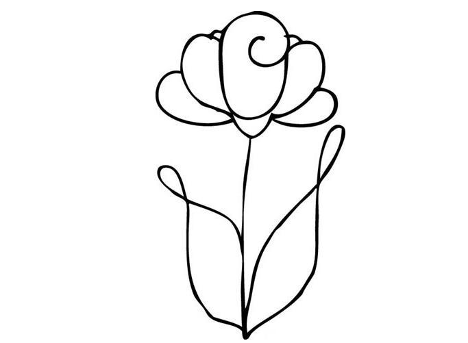 简笔画花图案大全