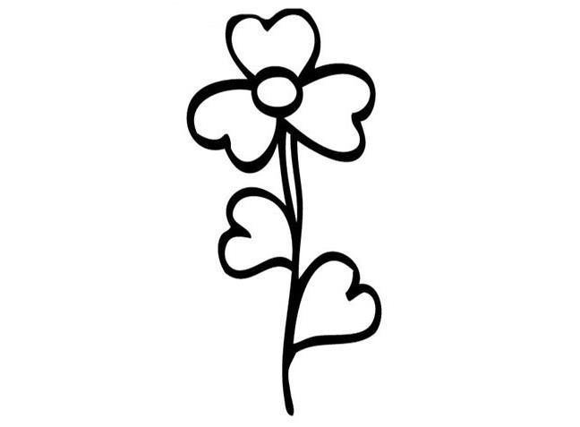 简笔画花图案大全