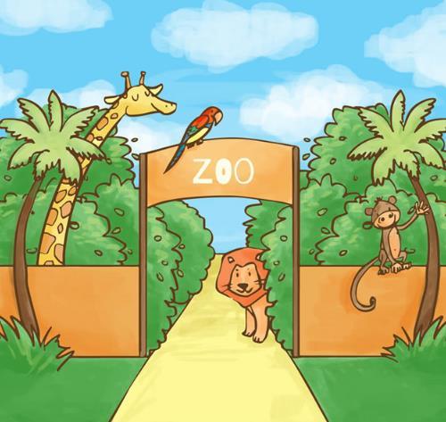 动物园图片大全卡通