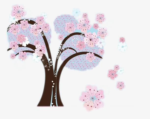 关键词:日本樱花樱花盛开卡通手绘