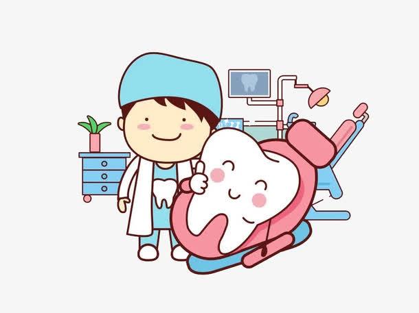 卡通牙医