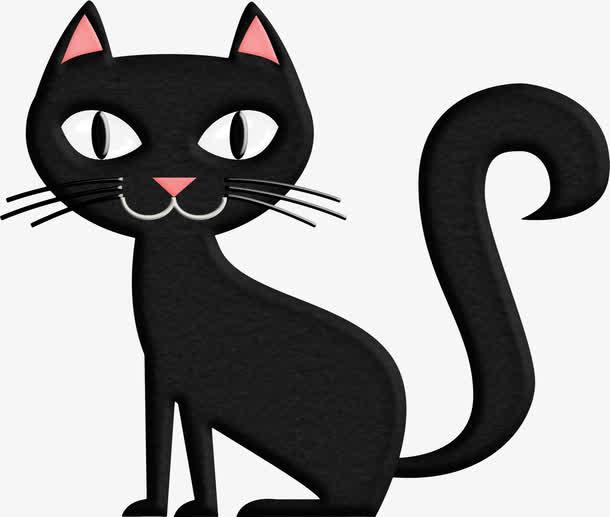 关键词:猫卡通动物万圣节黑猫