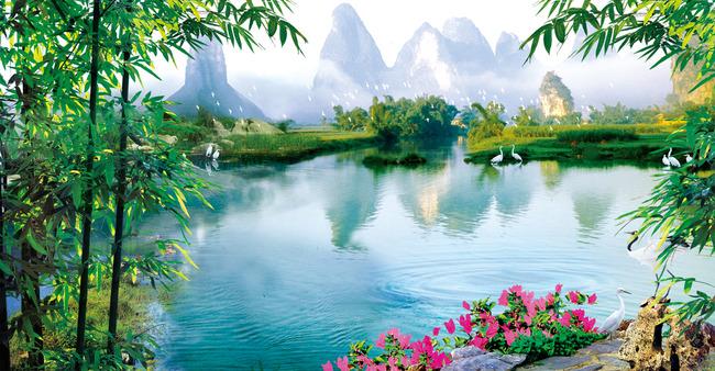 最美的山水风景图片