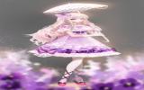 粉色卡通美少女图片