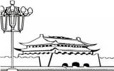 北京天安门的简笔画
