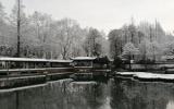 杭州西湖雪景图片