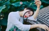 荷花美女图片