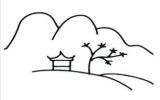 秋天的田野简笔画