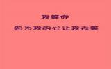我等你因为我喜欢你