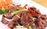 孜然肉片图片