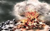 火山爆发图片