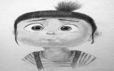 卡通铅笔画图片