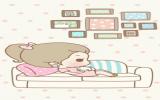 韩系卡通微信聊天背景图片